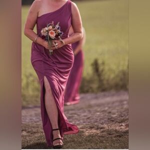 David's Bridal Dress, Size 12 Color:Chianti